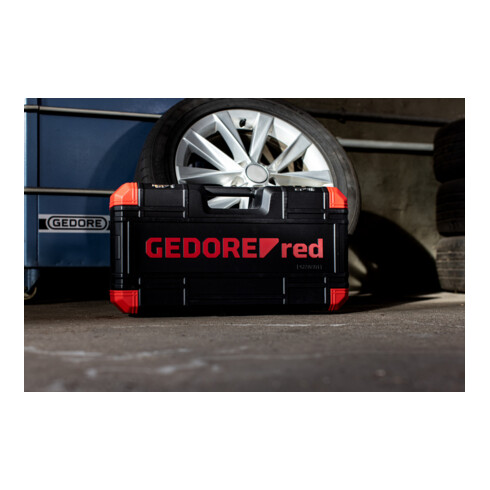Gedore red Set di montaggio ruote 1/2 pollice 40 - 200 Nm 11 pezzi R68903011
