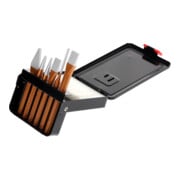 Gedore red Set di utensili da battuta, 6 pezzi, completo, in cassetta metallica, scalpelli, punte, cacciaviti, R90000006-4