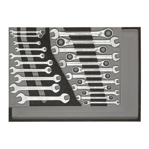 Gedore Red Set di utensili in carrello da officina MECHANIC R21560005 129 pezzi