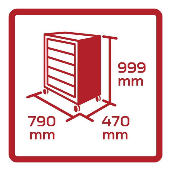 GEDORE red Set d’outils dans servante GEDMaster 272 pièces, R22071005
