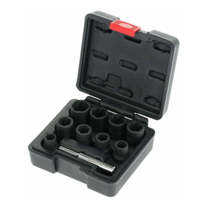 Gedore Red spiraal fluit 1/2 SW 10-19mm 10tlg