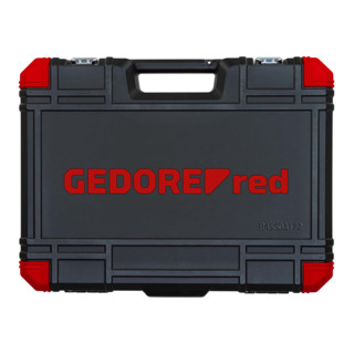 Gedore Red Steckschlüssel Satz 1/4+3/8+1/2 172tlg