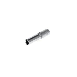 Gedore red Steckschlüsseleinsatz lang, Nuss, 1/4'' 6,3 mm Antrieb, 6-kant, 7 mm Weite, Werkzeug, R41000709, Stahl