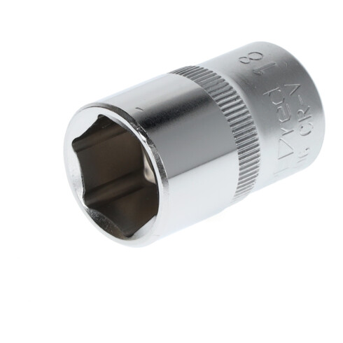 Gedore red Steckschlüsseleinsatz, Nuss, 1/2'' 12,5 mm Antrieb, 6-kant, 18 mm Weite, Werkzeug, R610001806, Stahl