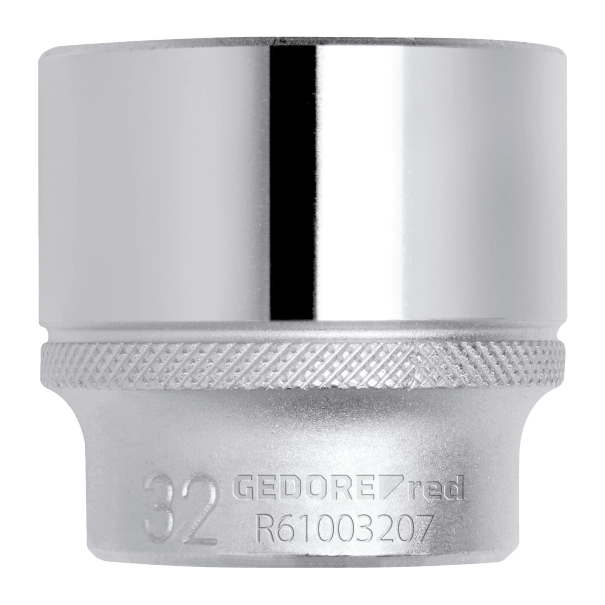 Gedore red Steckschlüsseleinsatz, Nuss, 1/2 Zoll 12,5 mm Antrieb, 6-kant, 24 mm Weite, Werkzeug, R610002406, Stahl