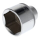 Gedore red Steckschlüsseleinsatz, Nuss, 3/4'' 20 mm Antrieb, 6-kant, 60 mm Weite, Werkzeug, R71006014, Stahl