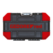 Gedore red Steckschlüsselsatz, 16-teilig, Mit Umschaltknarre, Ratsche, Steckschlüssel, 1/4"-2