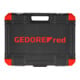 Gedore red Steckschlüsselsatz, Set 61tlg, 12-kant, 1/2 Zoll, 4-13mm, Werkzeug, Knarre Hammer Zange, für KFZ, R69003061