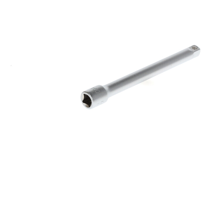 Gedore red Steckschlüsselverlängerung, 1/4'' 6,3 mm 4-kant Antrieb, 100 mm lang, Adapter, Werkzeug, R45100019, Stahl verchromt