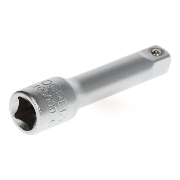 Gedore red Steckschlüsselverlängerung, 1/4'' 6,3 mm 4-kant Antrieb, 50 mm lang, Adapter, Werkzeug, R45100009, Stahl verchromt