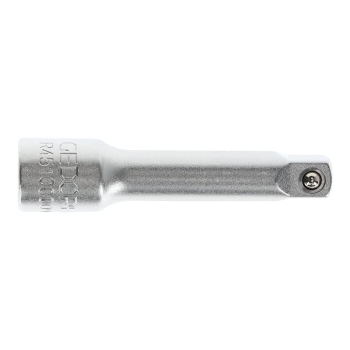Gedore red Steckschlüsselverlängerung, 1/4'' 6,3 mm 4-kant Antrieb, 50 mm lang, Adapter, Werkzeug, R45100009, Stahl verchromt