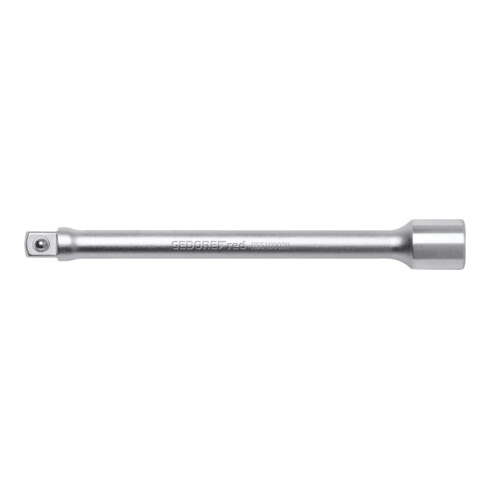 Gedore red Steckschlüsselverlängerung, 3/8'' 10 mm 4-kant Antrieb, 125 mm lang, Adapter, Werkzeug, R55100024, Stahl verchromt