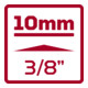 Gedore Red Dopsleutel 3/8 6-kant-4