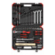 Gedore red Steeksleutelset, set 61-dlg, 12-kant, 1/2 inch, 4-13 mm, gereedschap, ratel hamer tang, voor auto, R69003061
