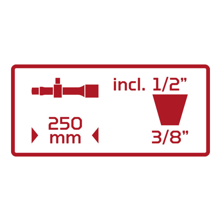 Gedore red Steeksleutelset, set 61-dlg, 12-kant, 1/2 inch, 4-13 mm, gereedschap, ratel hamer tang, voor auto, R69003061