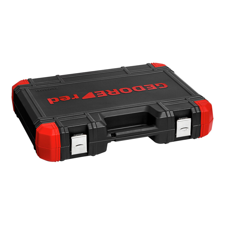 Gedore red Steeksleutelset, set 61-dlg, 12-kant, 1/2 inch, 4-13 mm, gereedschap, ratel hamer tang, voor auto, R69003061