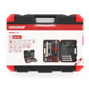 Gedore red Steeksleutelset, set 61-dlg, 12-kant, 1/2 inch, 4-13 mm, gereedschap, ratel hamer tang, voor auto, R69003061-5