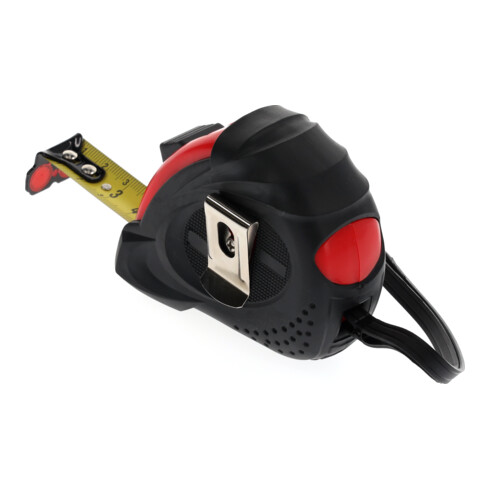 Gedore red Mètre ruban, 5 m, classe de précision II, magnétique, enrouleur automatique, avec clip métal, R94550005