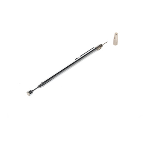 Gedore red Téléscopique aimant porte-objets, extensible à 670 mm, cales de valve, force de levage 300 g, aimant Ø 7,5 mm, avec aiguille à déchirer, R19101000
