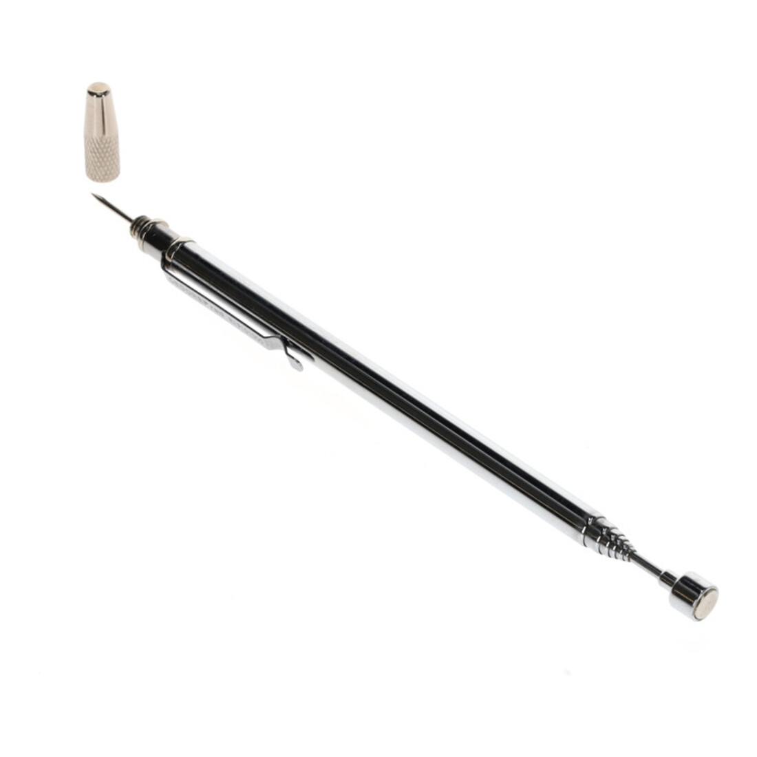 Gedore red Téléscopique aimant porte-objets, extensible à 670 mm, cales de valve, force de levage 300 g, aimant Ø 7,5 mm, avec aiguille à déchirer, R19101000