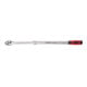 Gedore red Teleskopknarre, Umschaltbar, Mit Druckknopfauslösung, 1/2 Zoll, Ergonomischer 2K-Griff, Stahlrohr, Rot/Schwarz