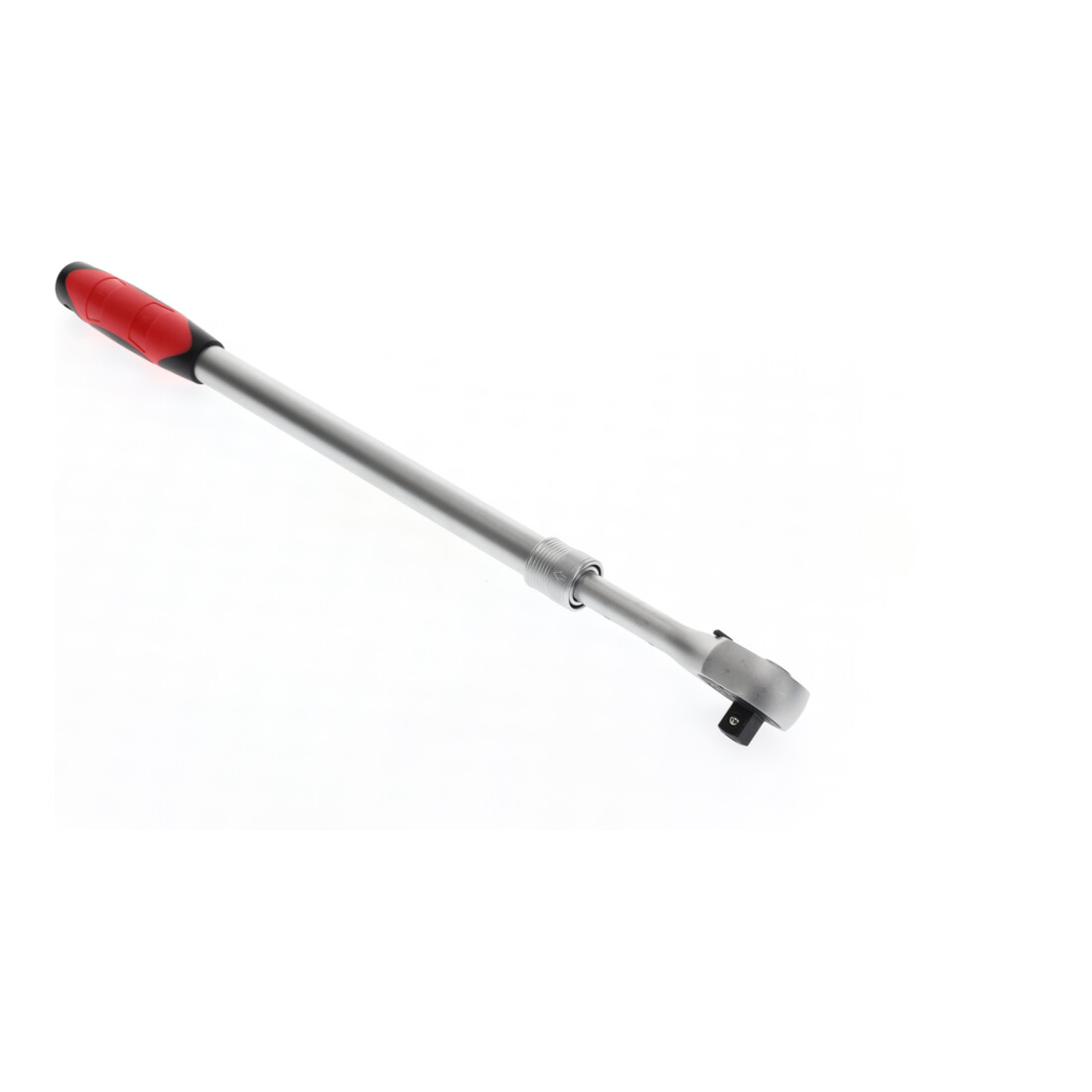 Gedore red Teleskopknarre, Umschaltbar, Mit Druckknopfauslösung, 1/2 Zoll, Ergonomischer 2K-Griff, Stahlrohr, Rot/Schwarz