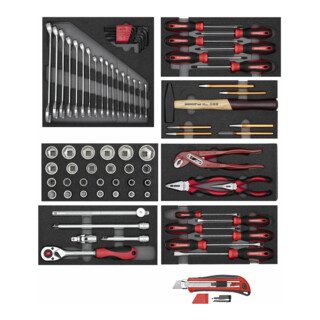 Gedore Red tool set 8xCT modules +cutter 81 pcs