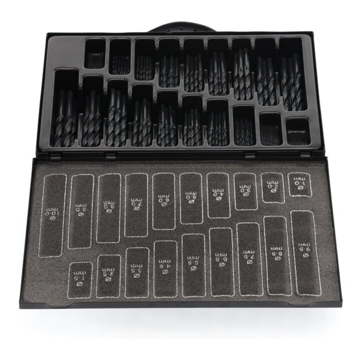 Gedore Red twist drill set D.1-10mm 0.5-Stg 170tlg