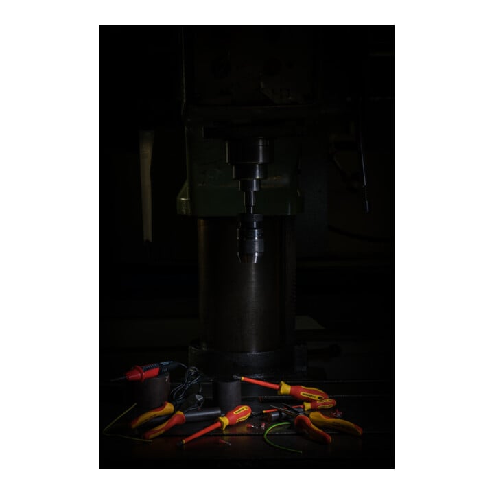 Gedore red VDE Schraubendreher Kreuzschlitz PZ2, Schraubenzieher 1000 V isoliert, Länge 210 mm, Werkzeug, R39300219 , Stahl