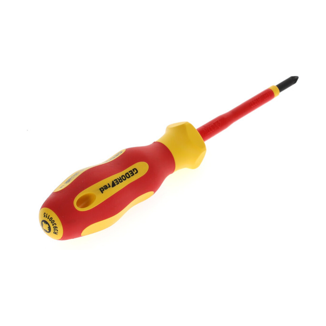 Gedore red VDE Tournevis cruciforme PZ1, tournevis isolé 1000 V, longueur 180 mm, acier, R39300115