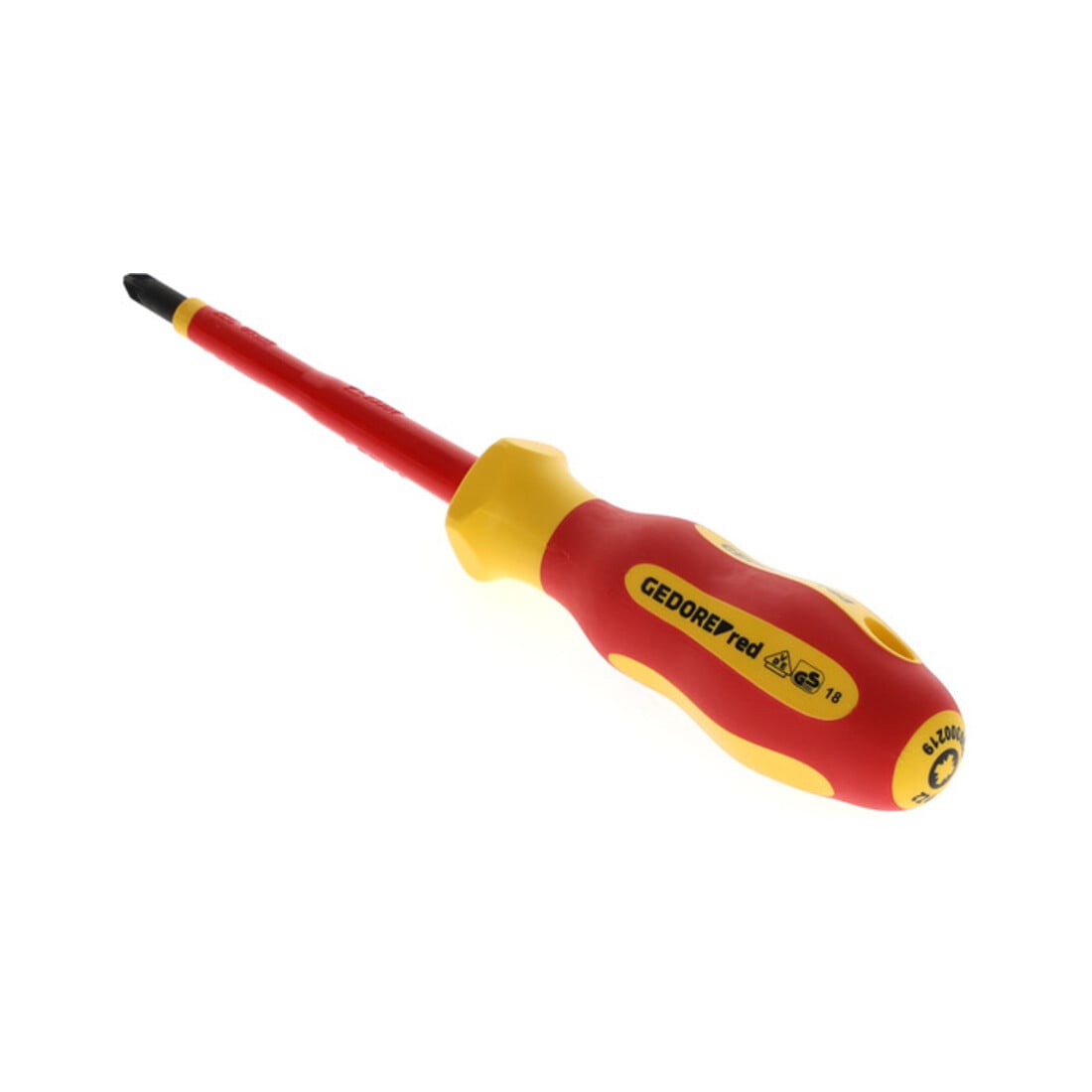 Gedore red VDE Tournevis cruciforme PZ2, isolé 1000 V, longueur 210 mm, acier, R39300219
