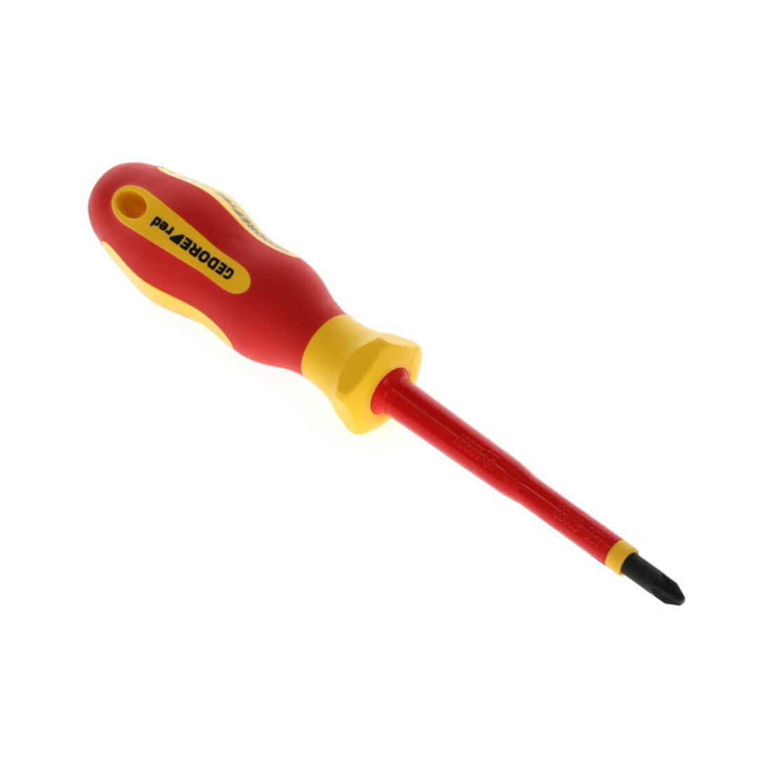 Gedore red VDE Tournevis cruciforme PZ2, isolé 1000 V, longueur 210 mm, acier, R39300219