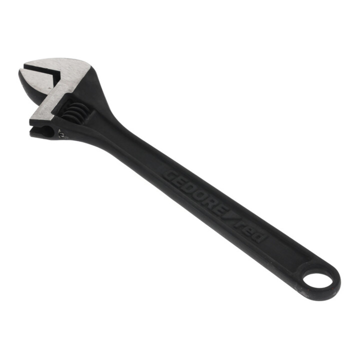 Gedore red verstelbare rolmoersleutel, spanningsbreedte 55 mm (2.11/64 inch), instelschaal, Zweeds, gefosfateerd, R03800018