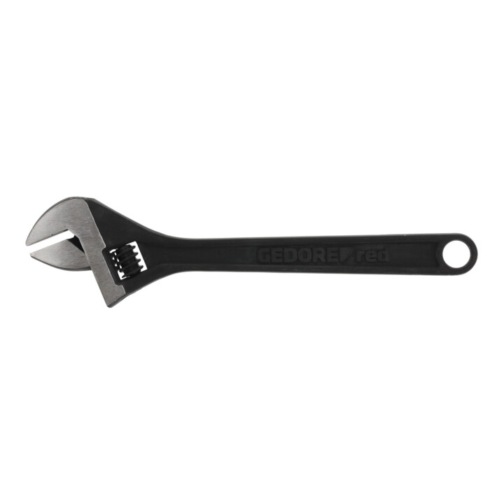 Gedore red verstelbare rolmoersleutel, spanningsbreedte 55 mm (2.11/64 inch), instelschaal, Zweeds, gefosfateerd, R03800018