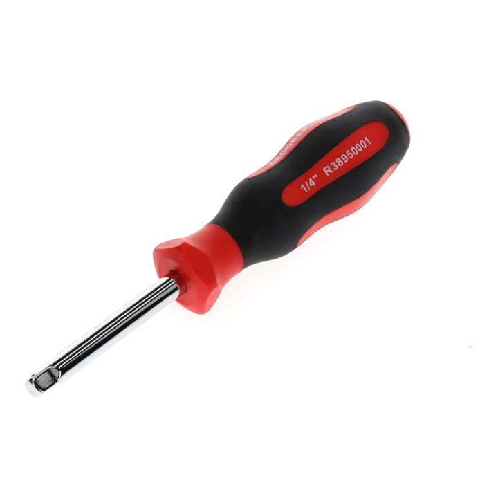 Gedore red Vierkant-Steckgriff, 1/4'' 6,3 mm Antrieb mit Innenvierkant im Griff, für Steckschlüsseleinsätze, R38950001