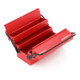 Gedore red Werkzeugkasten, 5 Fächer, groß, leer, Maße (LxBxH): 260x535x210 mm, rot, Stahlblech, Sortierbox, R20600073-1