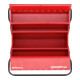 Gedore red Werkzeugkasten, 5 Fächer, groß, leer, Maße (LxBxH): 260x535x210 mm, rot, Stahlblech, Sortierbox, R20600073-4