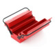 Gedore red Werkzeugkasten, 5 Fächer, groß, leer, Maße (LxBxH): 260x535x210 mm, rot, Stahlblech, Sortierbox, R20600073-4