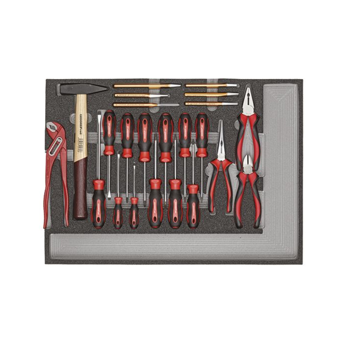 Gedore Red Werkzeugsatz im Werkstattwagen MECHANIC R21560005 129-teilig