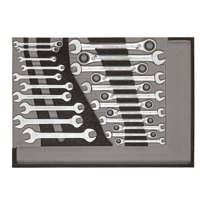 Gedore Red Werkzeugsatz im Werkstattwagen MECHANIC R21560005 129-teilig
