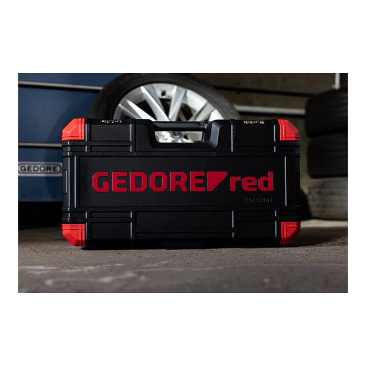 Gedore Red wielmontageset 1/2 inch 40 - 200 Nm 11-delig R68903011