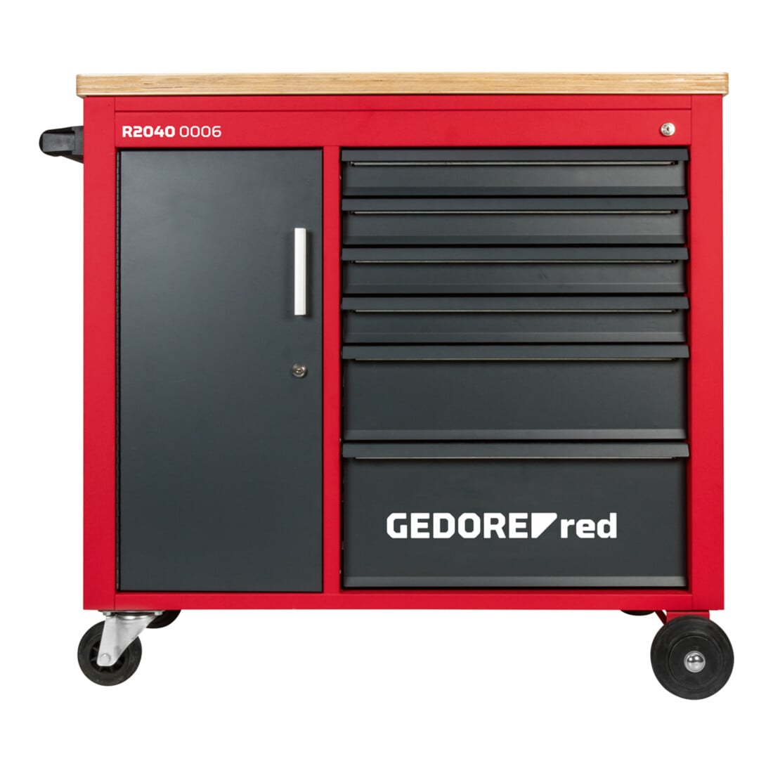 Gedore Red Wks.steekwagen MECHANIC+ 6Pushers 988x431x935