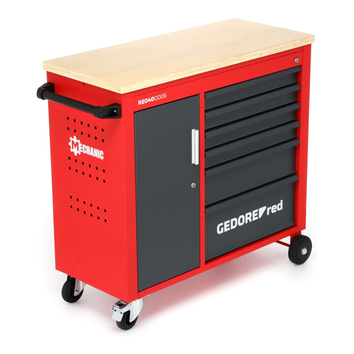 Gedore Red Wks.steekwagen MECHANIC+ 6Pushers 988x431x935