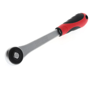 Gedore red Zahnradknarre mit ergonomischem 2K-Griff, Grobverzahnt mit 30 Zähnen, 1/2 Zoll, Rot/Schwarz