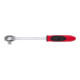 Gedore red Zahnradknarre mit ergonomischem 2K-Griff, Grobverzahnt mit 30 Zähnen, 1/2 Zoll, Rot/Schwarz