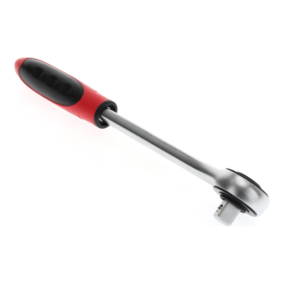 Gedore red Zahnradknarre mit ergonomischem 2K-Griff, Grobverzahnt mit 30 Zähnen, 1/2 Zoll, Rot/Schwarz