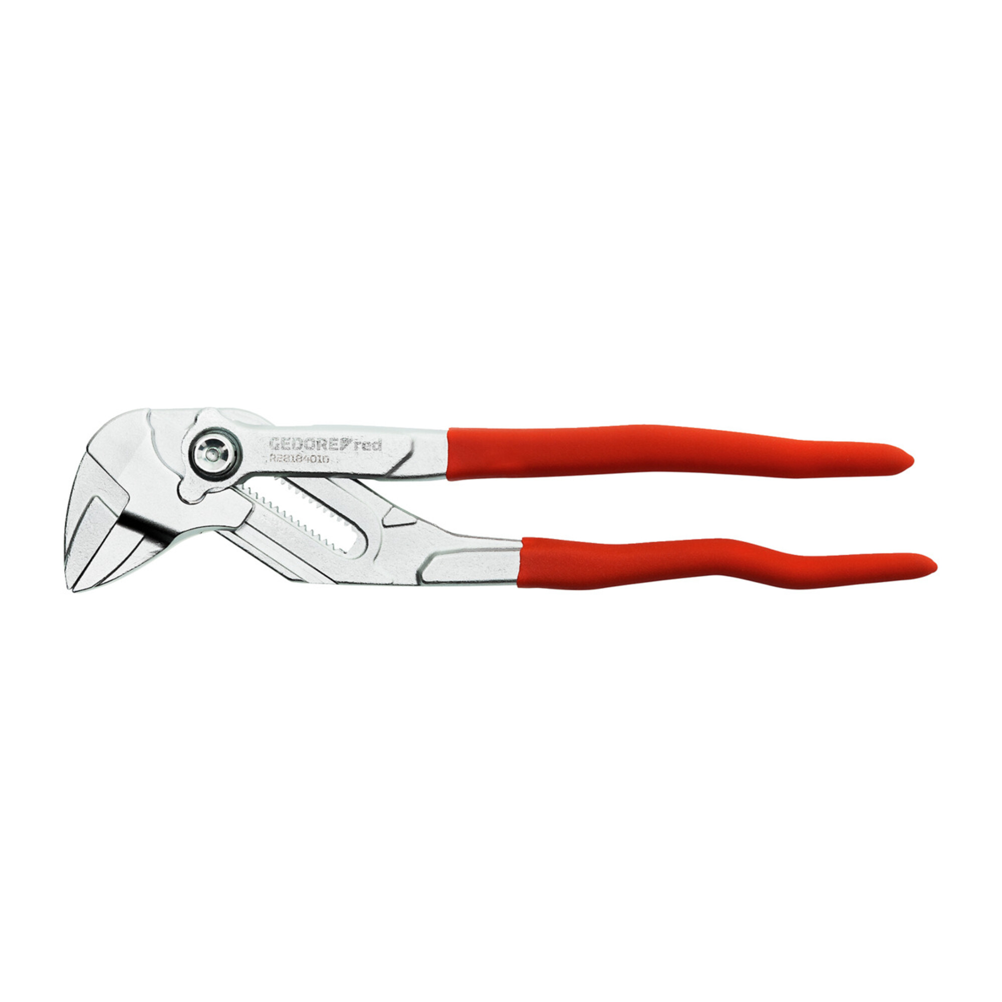 Gedore red Zangenschlüssel, Spannweite bis 50 mm, glatt ohne Zähne, 17-fach verstellbar, Multifunktionswerkzeug, R28184010