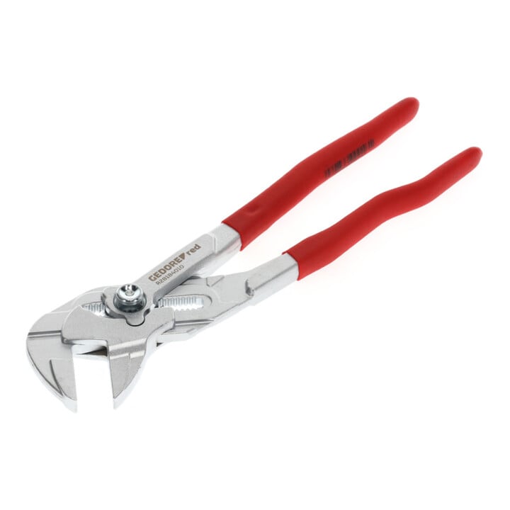 Gedore red Zangenschlüssel, Spannweite bis 50 mm, glatt ohne Zähne, 17-fach verstellbar, Multifunktionswerkzeug, R28184010