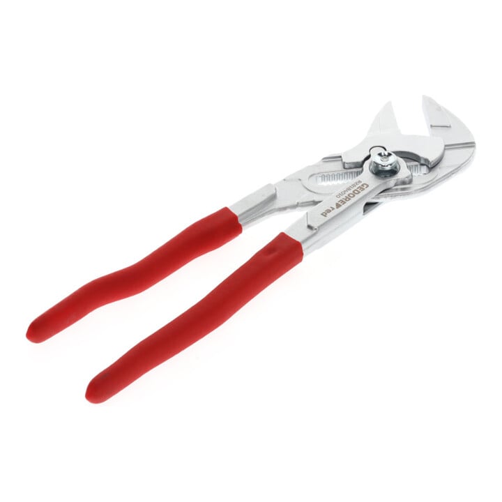 Gedore red Zangenschlüssel, Spannweite bis 50 mm, glatt ohne Zähne, 17-fach verstellbar, Multifunktionswerkzeug, R28184010