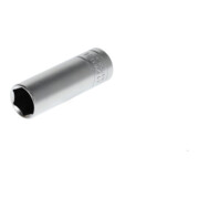 Gedore red Zündkerzeneinsatz, 1/2" 12,5 mm, SW 16 mm, handbetätigt, 65 mm lang, matt verchromt, für Zündkerzen, R61021612-2